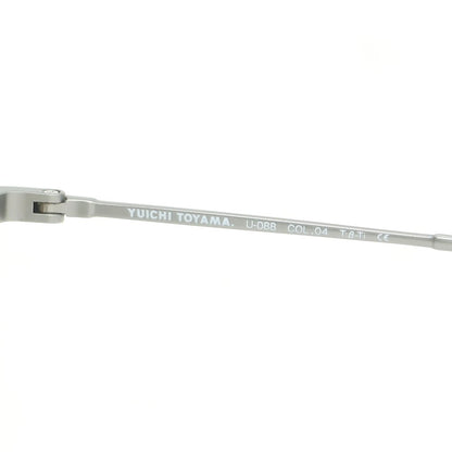 【中古】ユウイチ トヤマ YUICHI TOYAMA U-088 E.Evans メガネ ブラウン系xシルバー【 47□23 145 】【 状態ランクB 】【 メンズ 】