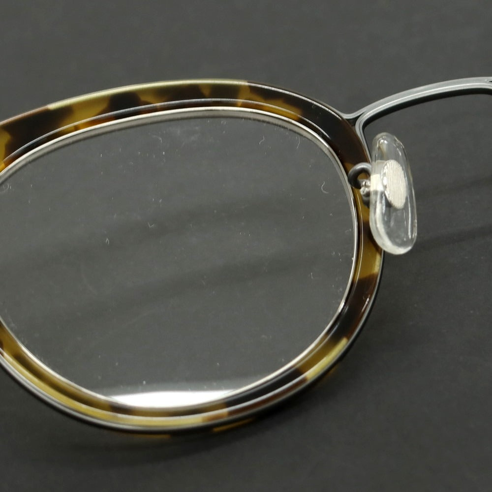 【中古】ユウイチ トヤマ YUICHI TOYAMA U-088 E.Evans メガネ ブラウン系xシルバー【 47□23 145 】【 状態ランクB 】【 メンズ 】