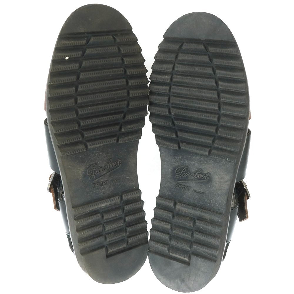 【中古】テンボックス TENBOX × PARABOOT PACIFIC グルカサンダル ブラウンxブラック【 40 】【 状態ランクB 】【 メンズ 】