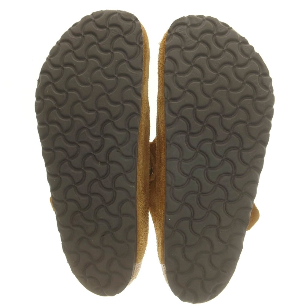 【中古】ビルケンシュトック BIRKENSTOCK BOSTON スエード サンダル ブラウン【 26.5 】【 状態ランクB 】【 メンズ 】