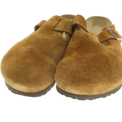 【中古】ビルケンシュトック BIRKENSTOCK BOSTON スエード サンダル ブラウン【 26.5 】【 状態ランクB 】【 メンズ 】