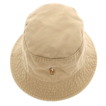 【中古】ポロ ラルフローレン Polo Ralph Lauren BEAMS別注 リバーシブル コットン バケットハット ベージュxグリーン【 状態ランクB 】【 メンズ 】