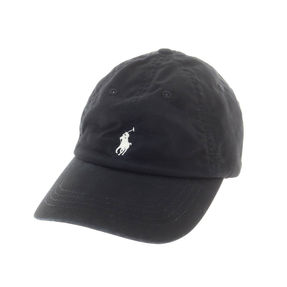 【中古】ポロ ラルフローレン Polo Ralph Lauren BEAMS別注 コットン ベースボールキャップ ブラック【 状態ランクB 】【 メンズ 】