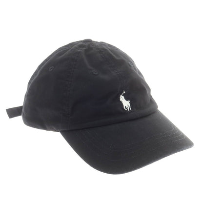 【中古】ポロ ラルフローレン Polo Ralph Lauren BEAMS別注 コットン ベースボールキャップ ブラック【 状態ランクB 】【 メンズ 】