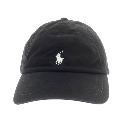【中古】ポロ ラルフローレン Polo Ralph Lauren BEAMS別注 コットン ベースボールキャップ ブラック【 状態ランクB 】【 メンズ 】
