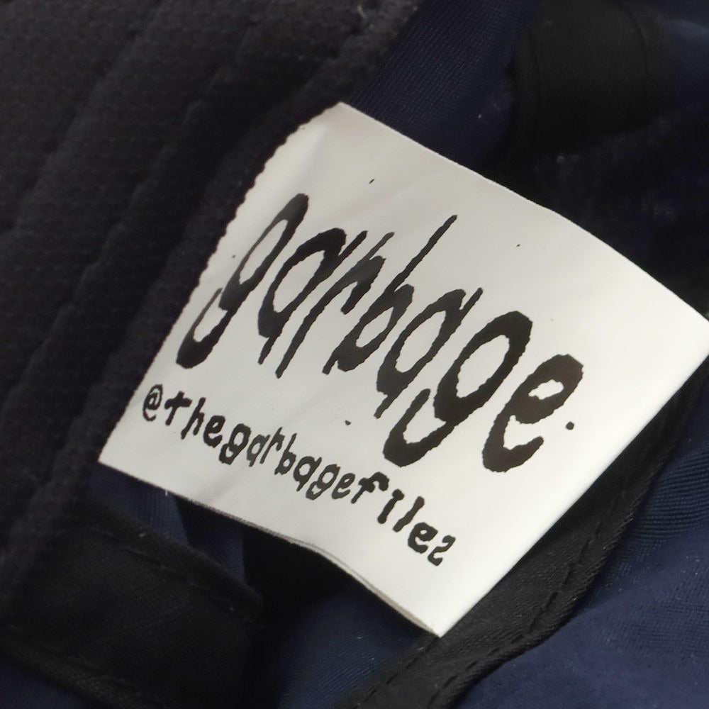 【中古】ガーベッジ garbage ナイロン ベースボールキャップ ライトネイビー【 状態ランクB 】【 メンズ 】