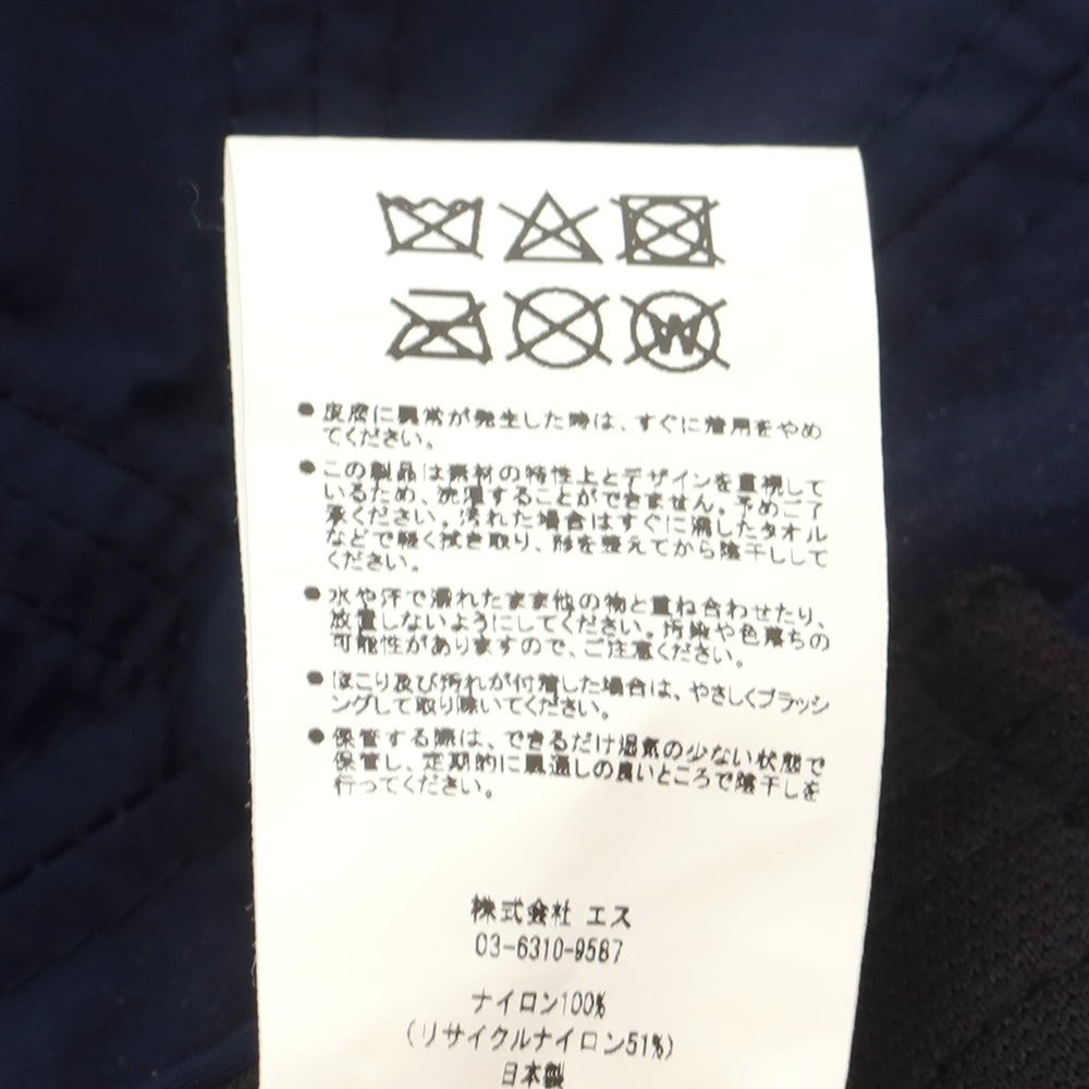 【中古】ガーベッジ garbage ナイロン ベースボールキャップ ライトネイビー【 状態ランクB 】【 メンズ 】