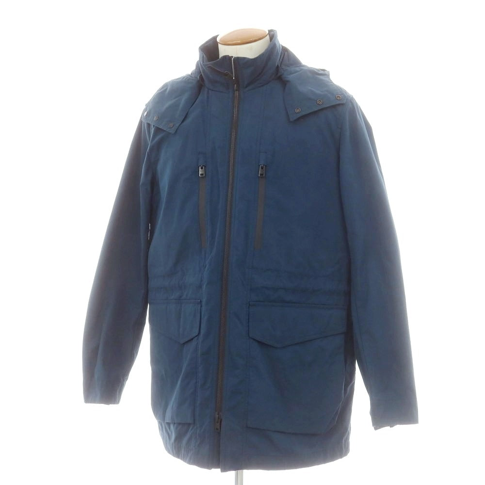 【中古】ウールリッチ WOOLRICH ポリエステルコットン モッズコート ダークグリーンブルー【 M 】【 状態ランクC 】【 メンズ 】