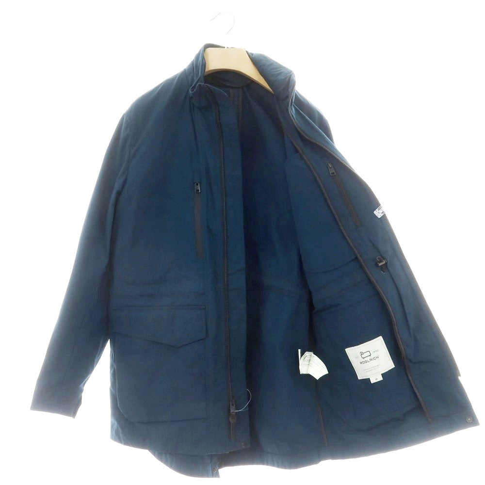 【中古】ウールリッチ WOOLRICH ポリエステルコットン モッズコート ダークグリーンブルー【 M 】【 状態ランクC 】【 メンズ 】