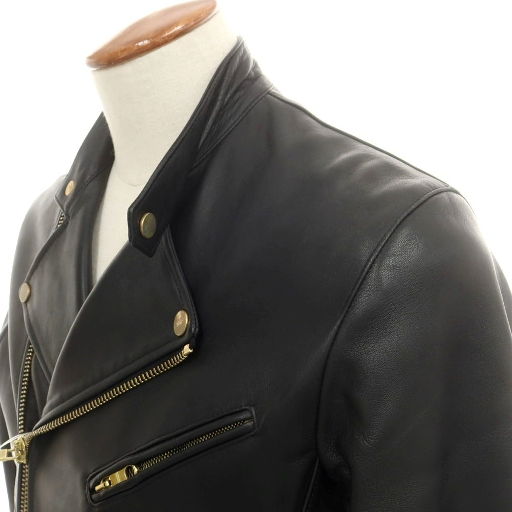 【中古】チンクアンタ Cinquanta ラムレザー ライダースジャケット ブラック【 48 】【 状態ランクB 】【 メンズ 】