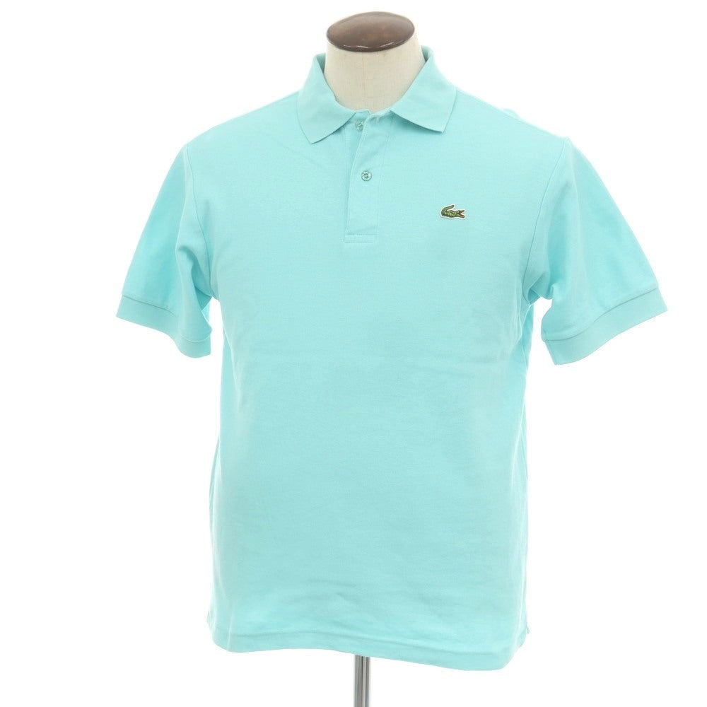【中古】ラコステ LACOSTE SPORT コットン 鹿の子 半袖ポロシャツ ライトブルー【 5 】【 状態ランクB 】【 メンズ 】