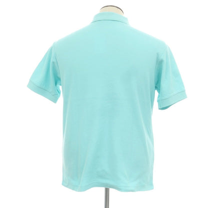 【中古】ラコステ LACOSTE SPORT コットン 鹿の子 半袖ポロシャツ ライトブルー【 5 】【 状態ランクB 】【 メンズ 】