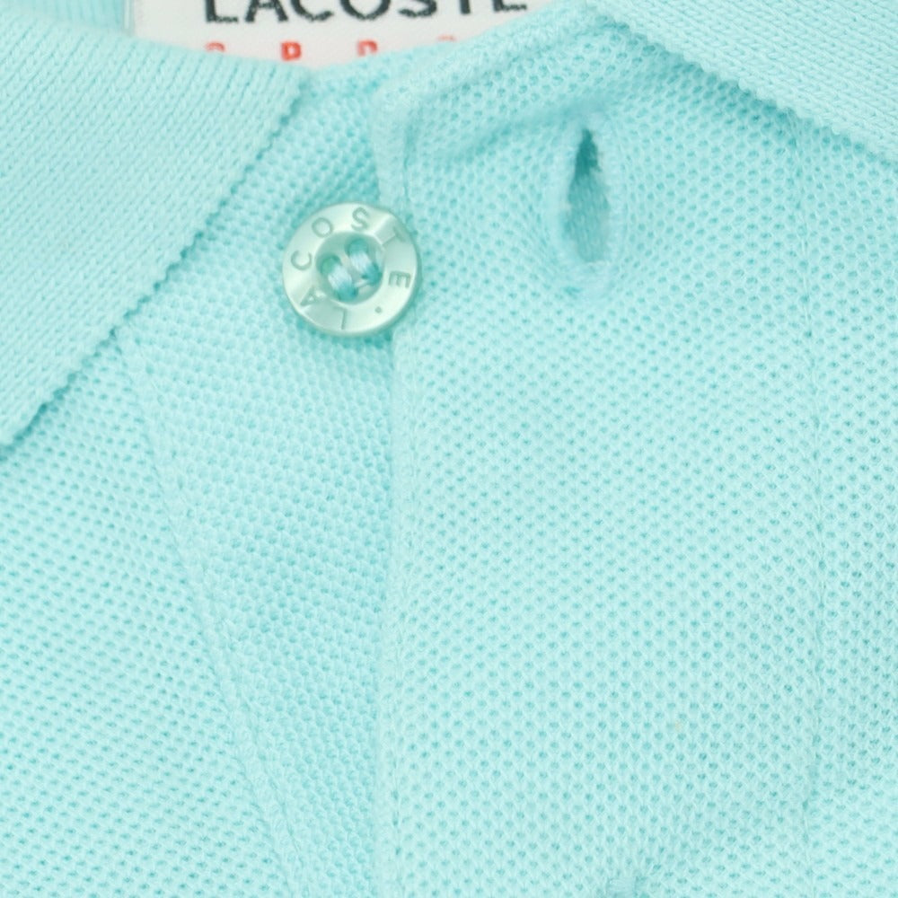 【中古】ラコステ LACOSTE SPORT コットン 鹿の子 半袖ポロシャツ ライトブルー【 5 】【 状態ランクB 】【 メンズ 】