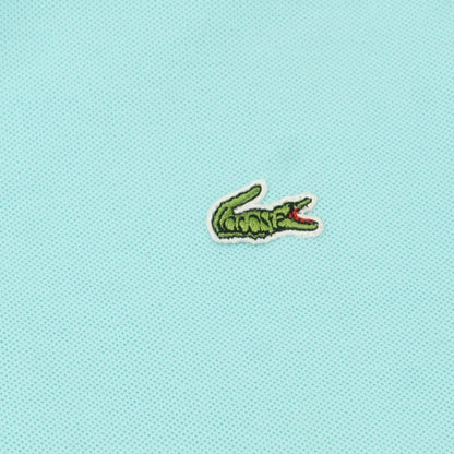 【中古】ラコステ LACOSTE SPORT コットン 鹿の子 半袖ポロシャツ ライトブルー【 5 】【 状態ランクB 】【 メンズ 】