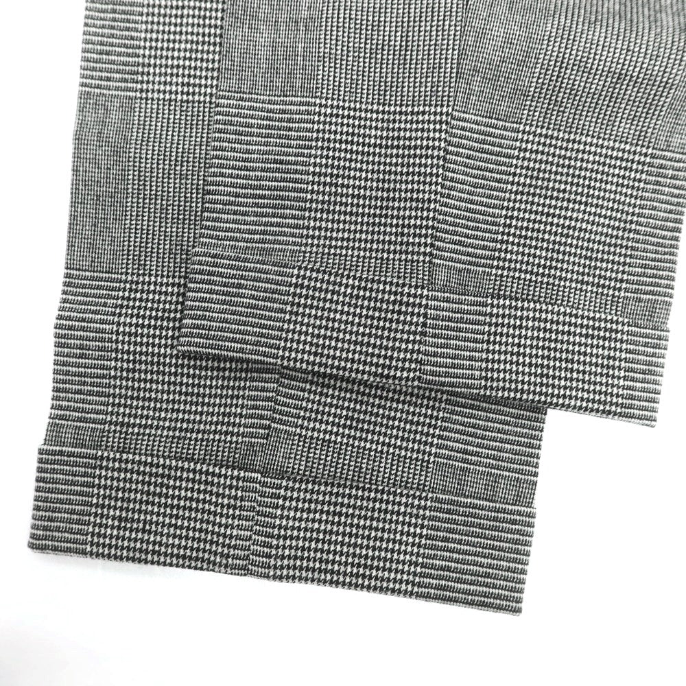 【中古】ベルウィッチ BERWICH ストレッチ ウールナイロン グレンチェック カジュアルスラックスパンツ グレー【 48 】【 状態ランクB 】【 メンズ 】