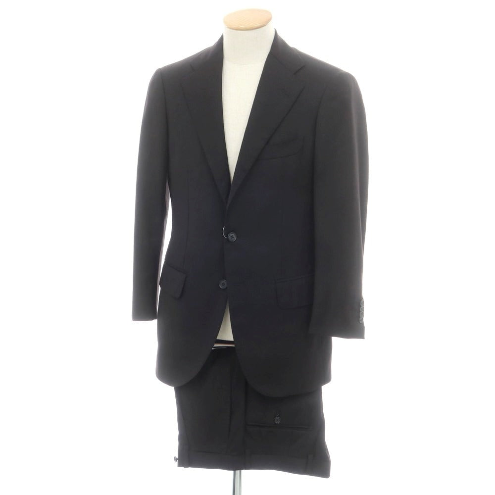 【中古】サルトリア リング Sartoria Ring ウール 3つボタンスーツ ブラック【 42 】【 状態ランクC 】【 メンズ 】