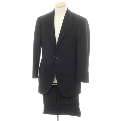 【中古】サルトリア リング Sartoria Ring ウール 3つボタンスーツ ブラック【 42 】【 状態ランクC 】【 メンズ 】