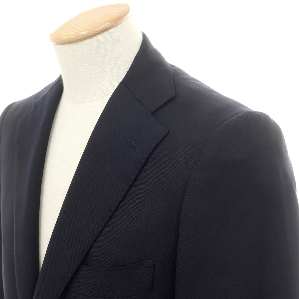 【中古】サルトリア リング Sartoria Ring ウール 3つボタンスーツ ダークネイビー【サイズ42】【 状態ランクD 】【 メンズ 】 [DPD]