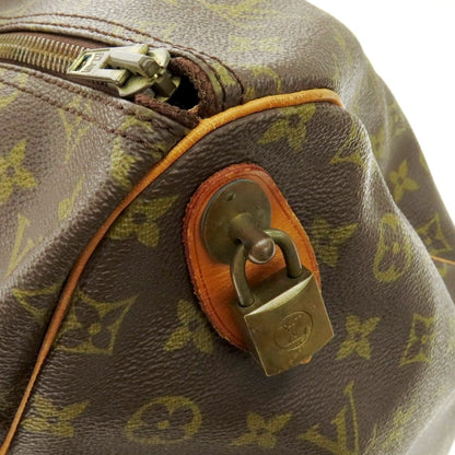 【中古】ルイ ヴィトン LOUIS VUITTON モノグラム キーポル55 ボストンバッグ ブラウン【 状態ランクD 】【 メンズ 】
