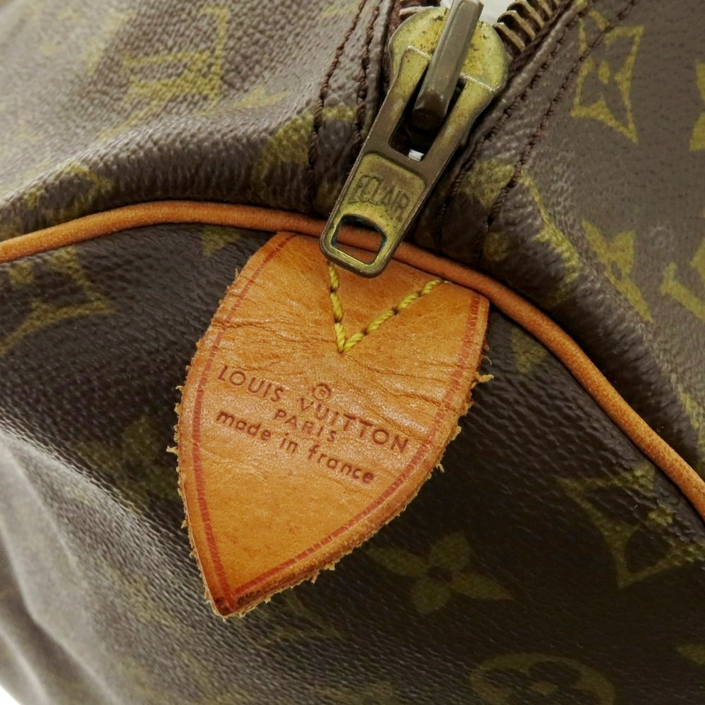 【中古】ルイ ヴィトン LOUIS VUITTON モノグラム キーポル55 ボストンバッグ ブラウン【 状態ランクD 】【 メンズ 】