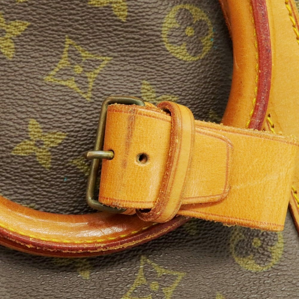 【中古】ルイ ヴィトン LOUIS VUITTON モノグラム キーポル55 ボストンバッグ ブラウン【 状態ランクD 】【 メンズ 】