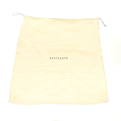 【中古】ザネラート ZANELLATO シュリンクレザー トートバッグ ダークレッド【 状態ランクC 】【 メンズ 】