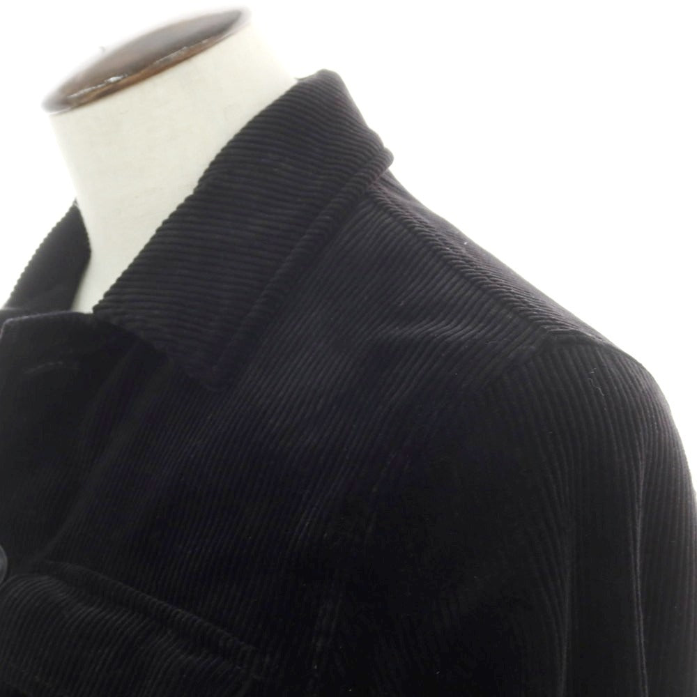 【新品】アスペジ ASPESI コーデュロイ ワークジャケット ブラック【サイズL】【 状態ランクN 】【 メンズ 】 [DPD]