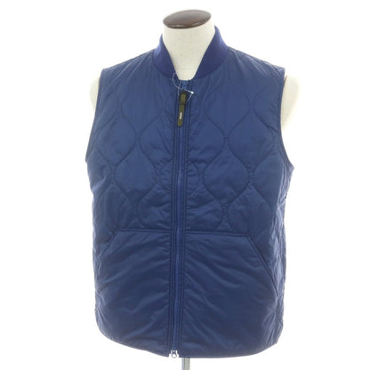 【新品】アスペジ ASPESI ナイロン 中綿ベスト ブルー【 L 】【 状態ランクN 】【 メンズ 】