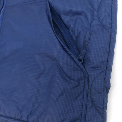 【新品】アスペジ ASPESI ナイロン 中綿ベスト ブルー【 L 】【 状態ランクN 】【 メンズ 】