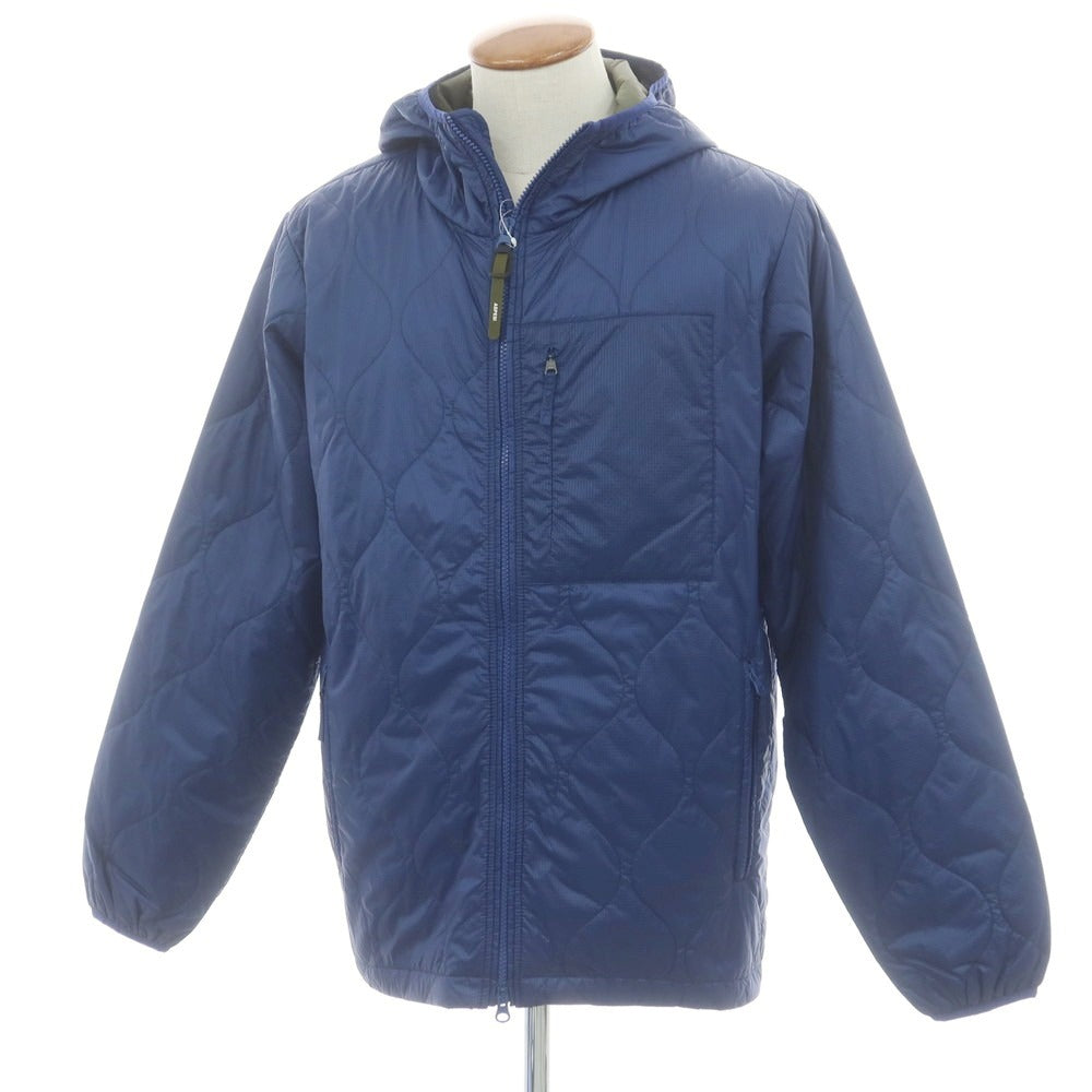 【新品】アスペジ ASPESI ナイロン 中綿 フーデッドブルゾン ブルー【 M 】【 状態ランクN 】【 メンズ 】