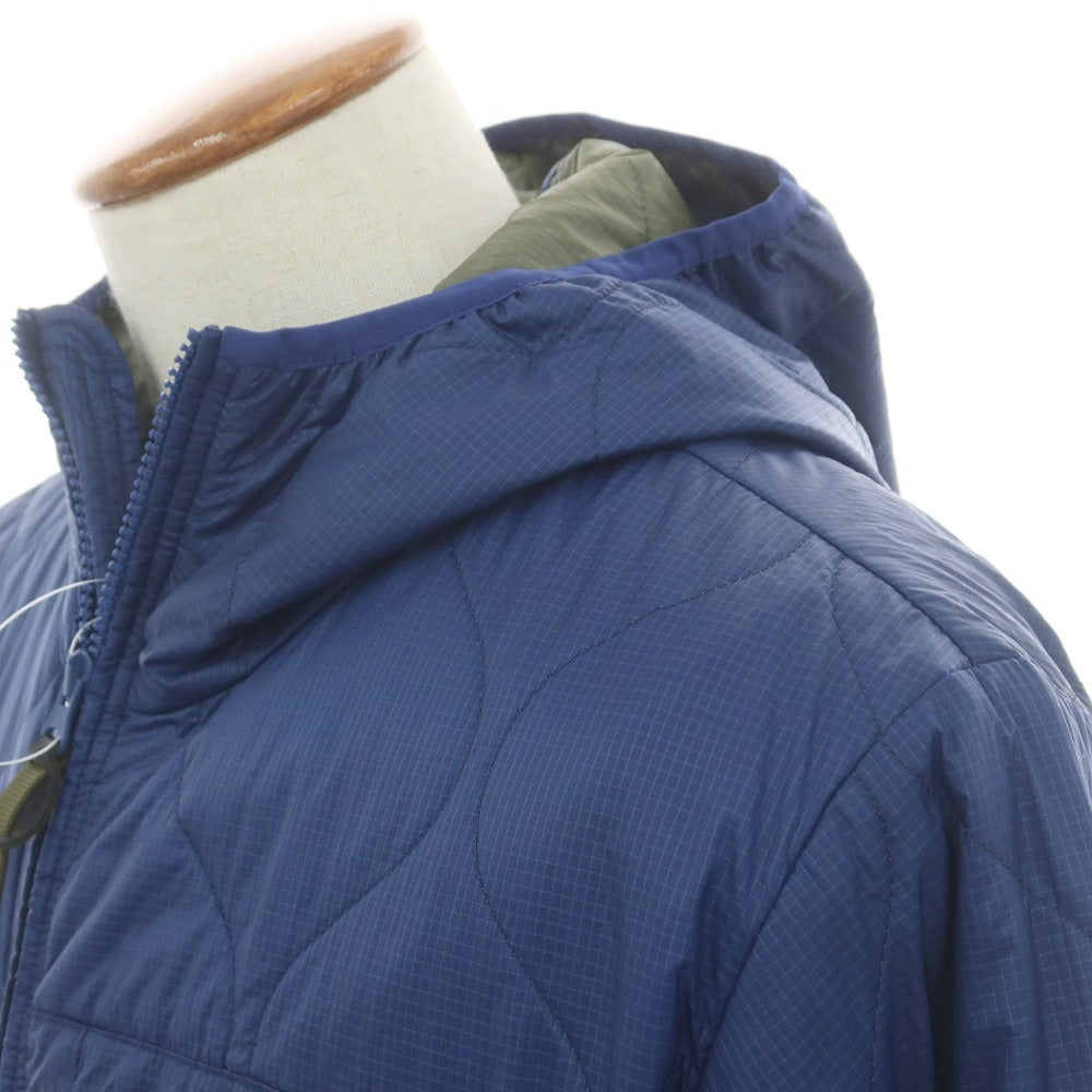 【新品】アスペジ ASPESI ナイロン 中綿 フーデッドブルゾン ブルー【 M 】【 状態ランクN 】【 メンズ 】