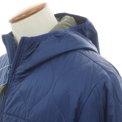 【新品】アスペジ ASPESI ナイロン 中綿 フーデッドブルゾン ブルー【 M 】【 状態ランクN 】【 メンズ 】