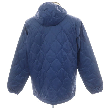 【新品】アスペジ ASPESI ナイロン 中綿 フーデッドブルゾン ブルー【 L 】【 状態ランクN 】【 メンズ 】