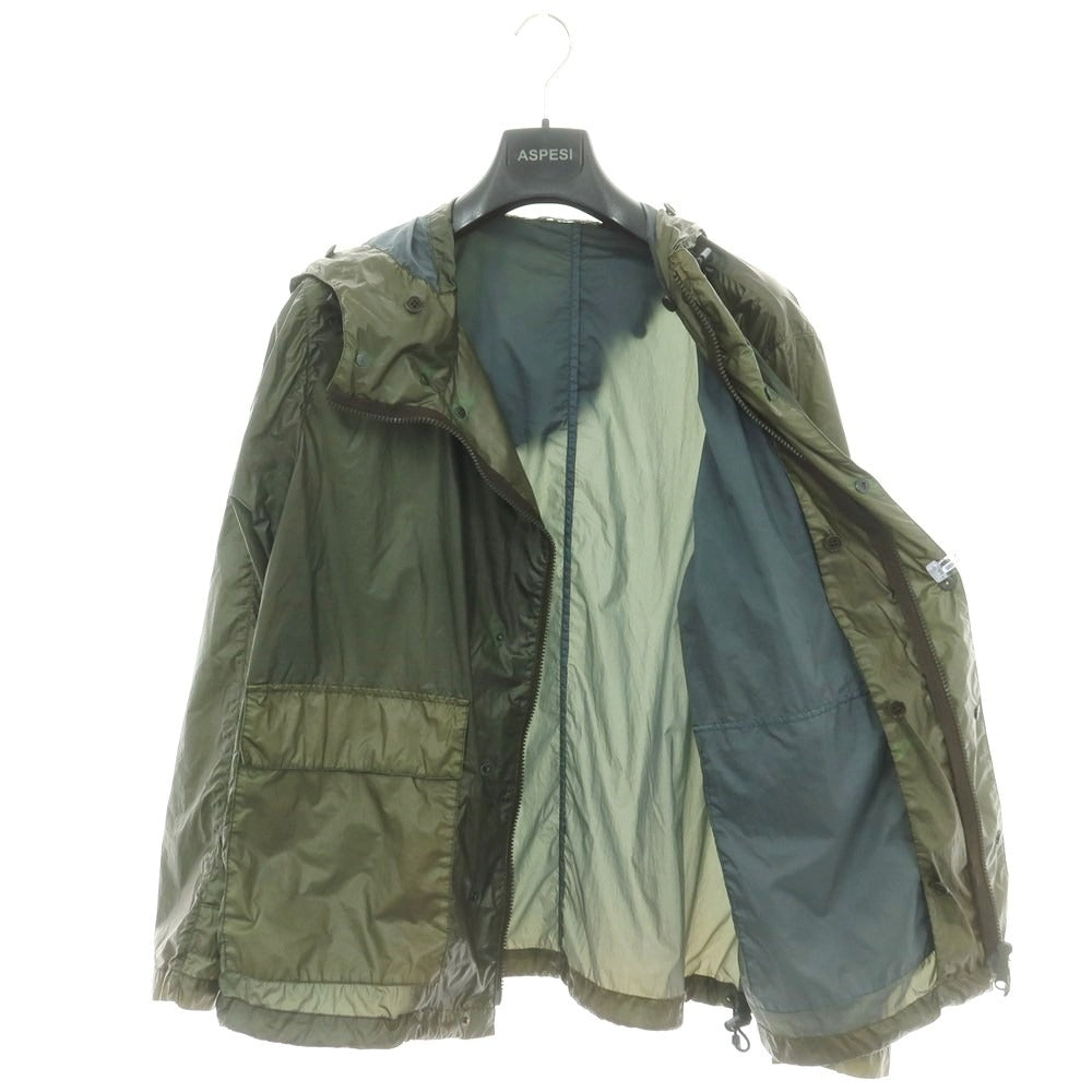 【中古】アスペジ ASPESI キルティングライナー シェルジャケット オリーブ【サイズS】【 状態ランクC 】【 メンズ 】 [DPD]