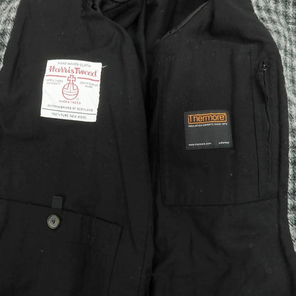 【新品】アスペジ ASPESI ウール チェック ステンカラーコート グレー系【 48 】【 状態ランクN 】【 メンズ 】