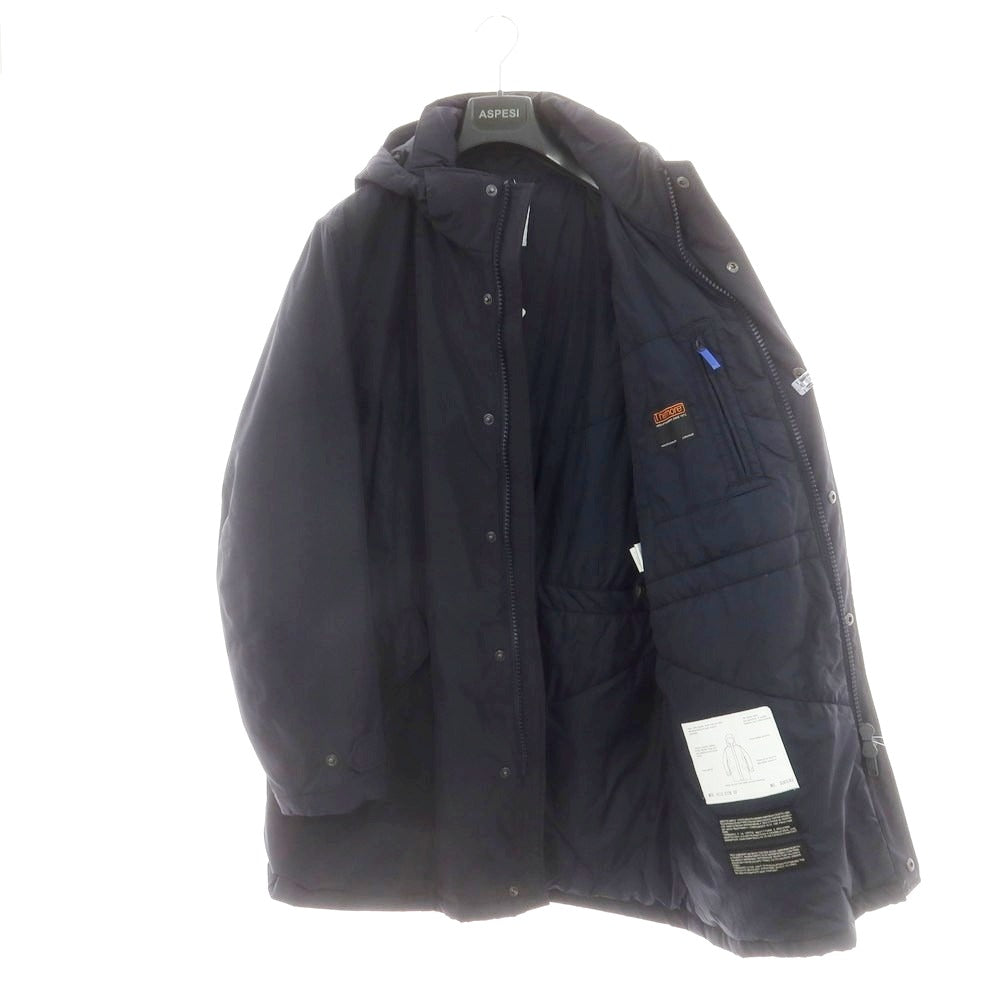 【新品】アスペジ ASPESI ポリエステル 中綿 ミリタリーコート ダークネイビー【 XXL 】【 状態ランクN 】【 メンズ 】