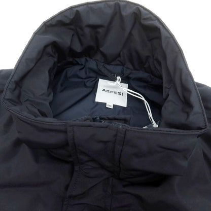 【新品】アスペジ ASPESI ポリエステル 中綿 ミリタリーコート ダークネイビー【 XXL 】【 状態ランクN 】【 メンズ 】