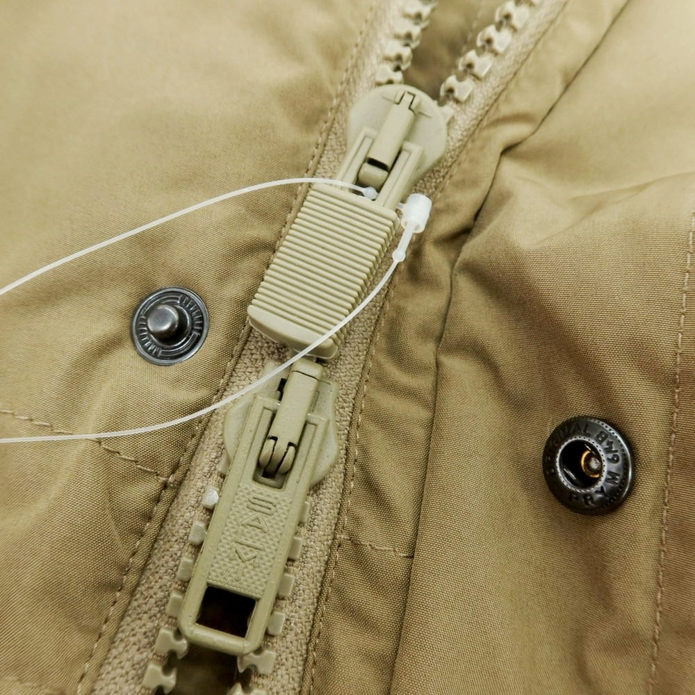 【新品アウトレット】アスペジ ASPESI ポリエステル 中綿 ミリタリーコート ベージュ【 S 】【 状態ランクN- 】【 メンズ 】