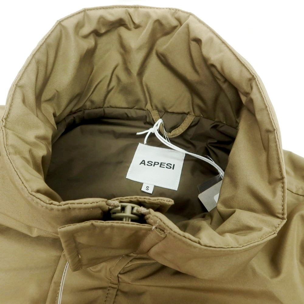 【新品】アスペジ ASPESI ポリエステル 中綿 ミリタリーコート ベージュ【 L 】【 状態ランクN 】【 メンズ 】