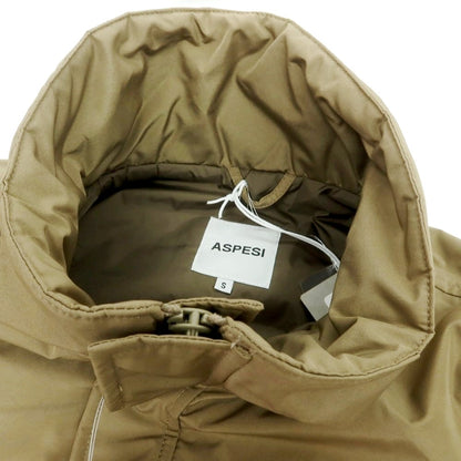 【新品】アスペジ ASPESI ポリエステル 中綿 ミリタリーコート ベージュ【 L 】【 状態ランクN 】【 メンズ 】