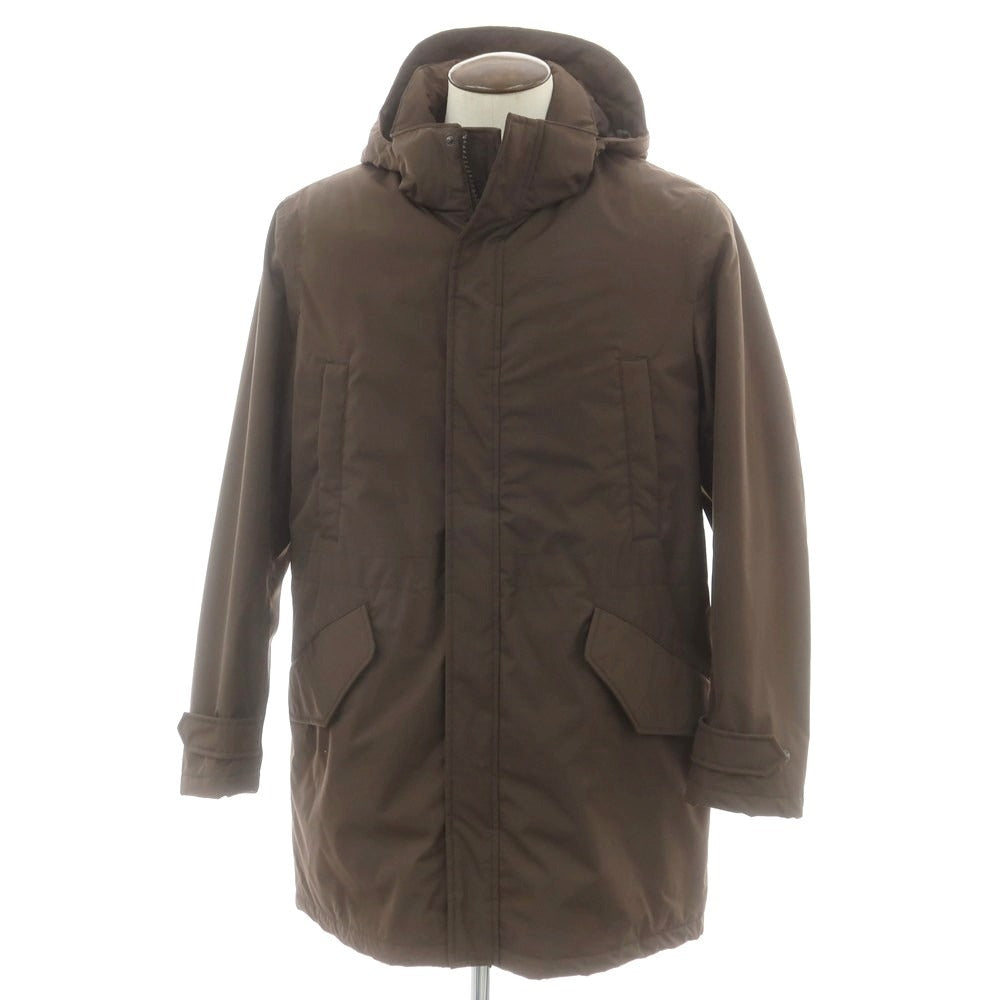 【新品】アスペジ ASPESI ポリエステル 中綿 ミリタリーコート ブラウン【 L 】【 状態ランクN 】【 メンズ 】