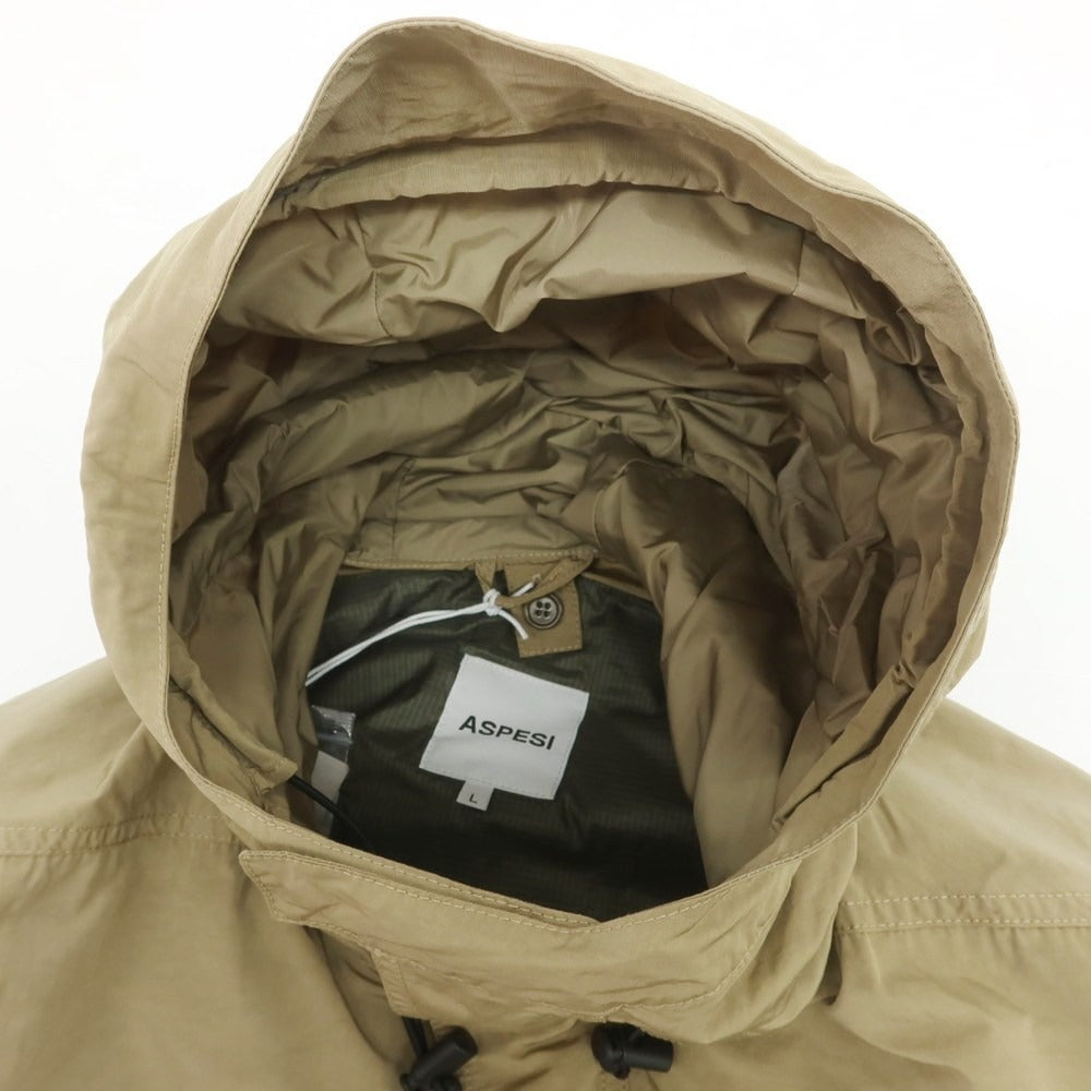 【新品】アスペジ ASPESI ナイロン キルティングライナー モッズコート ベージュ【 L 】【 状態ランクN 】【 メンズ 】