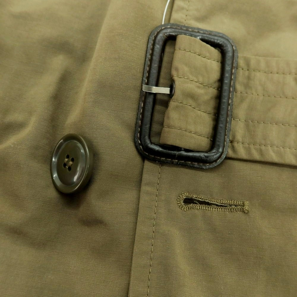 【新品】アスペジ ASPESI ナイロン 中綿 トレンチコート オリーブ【 L 】【 状態ランクN 】【 メンズ 】