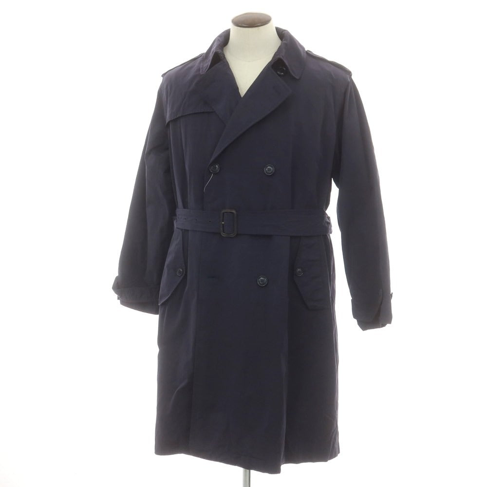 【新品】アスペジ ASPESI ナイロン 中綿 トレンチコート ネイビー【 L 】【 状態ランクN 】【 メンズ 】