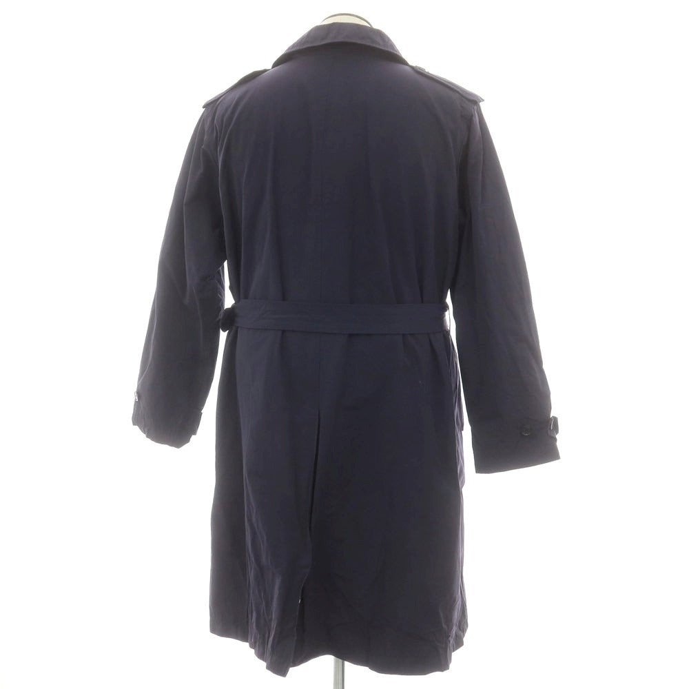 【新品】アスペジ ASPESI ナイロン 中綿 トレンチコート ネイビー【 L 】【 状態ランクN 】【 メンズ 】