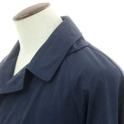 【新品】アスペジ ASPESI ポリエステルナイロン ステンカラーコート ネイビーブルー【 XL 】【 状態ランクN 】【 メンズ 】