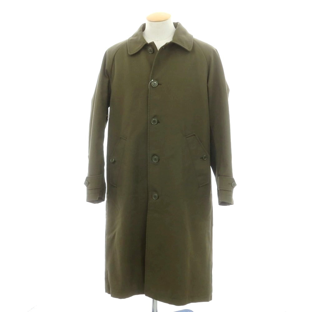 【新品】アスペジ ASPESI コットンポリエステル 中綿 ステンカラーコート オリーブ【 S 】【 状態ランクN 】【 メンズ 】