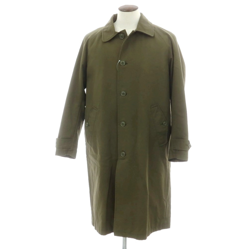 【新品】アスペジ ASPESI コットンポリエステル 中綿 ステンカラーコート オリーブ【 L 】【 状態ランクN 】【 メンズ 】