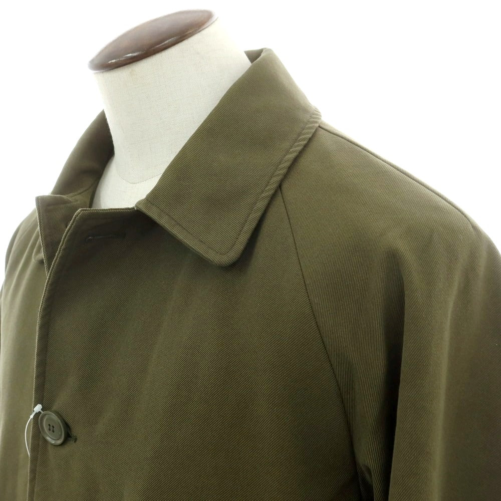 【新品】アスペジ ASPESI コットンポリエステル 中綿 ステンカラーコート オリーブ【 L 】【 状態ランクN 】【 メンズ 】