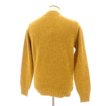 【新品】アスペジ ASPESI ウール クルーネック プルオーバーニット イエロー系【 48 】【 状態ランクN 】【 メンズ 】